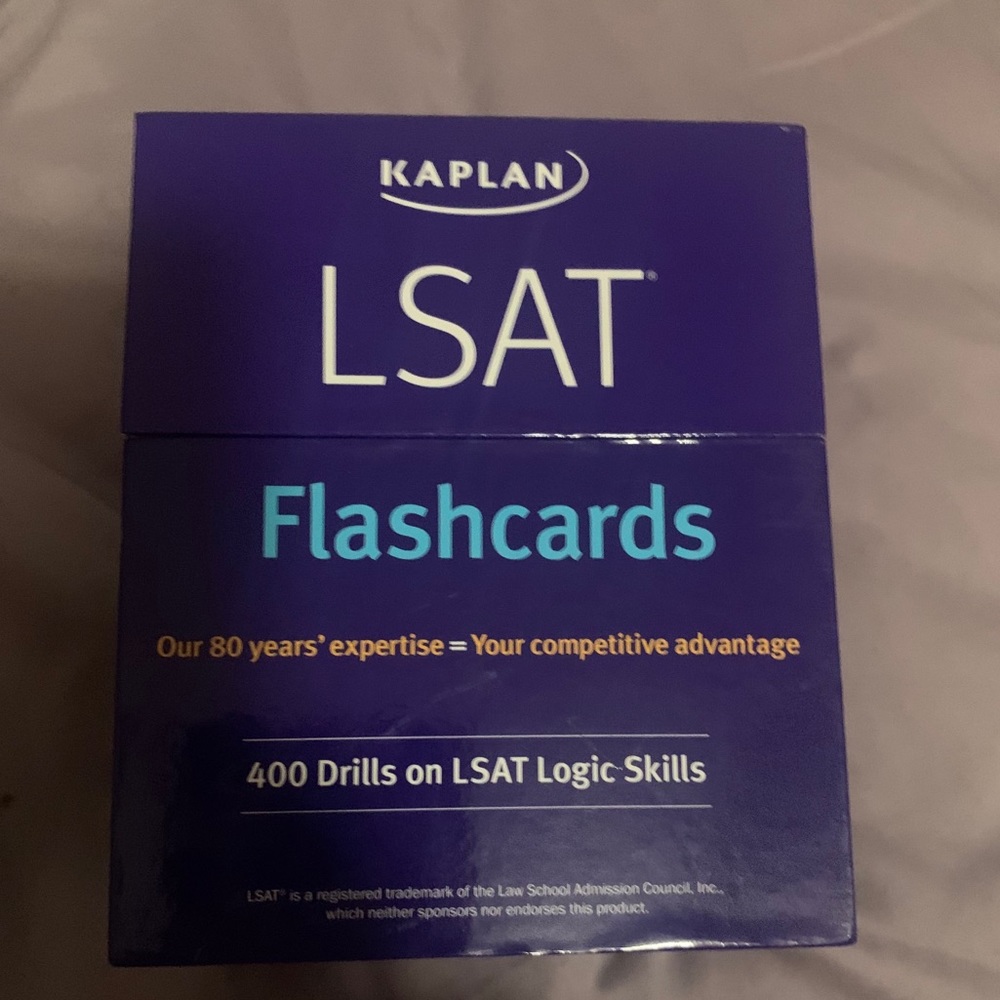 LSAT drill flash cards